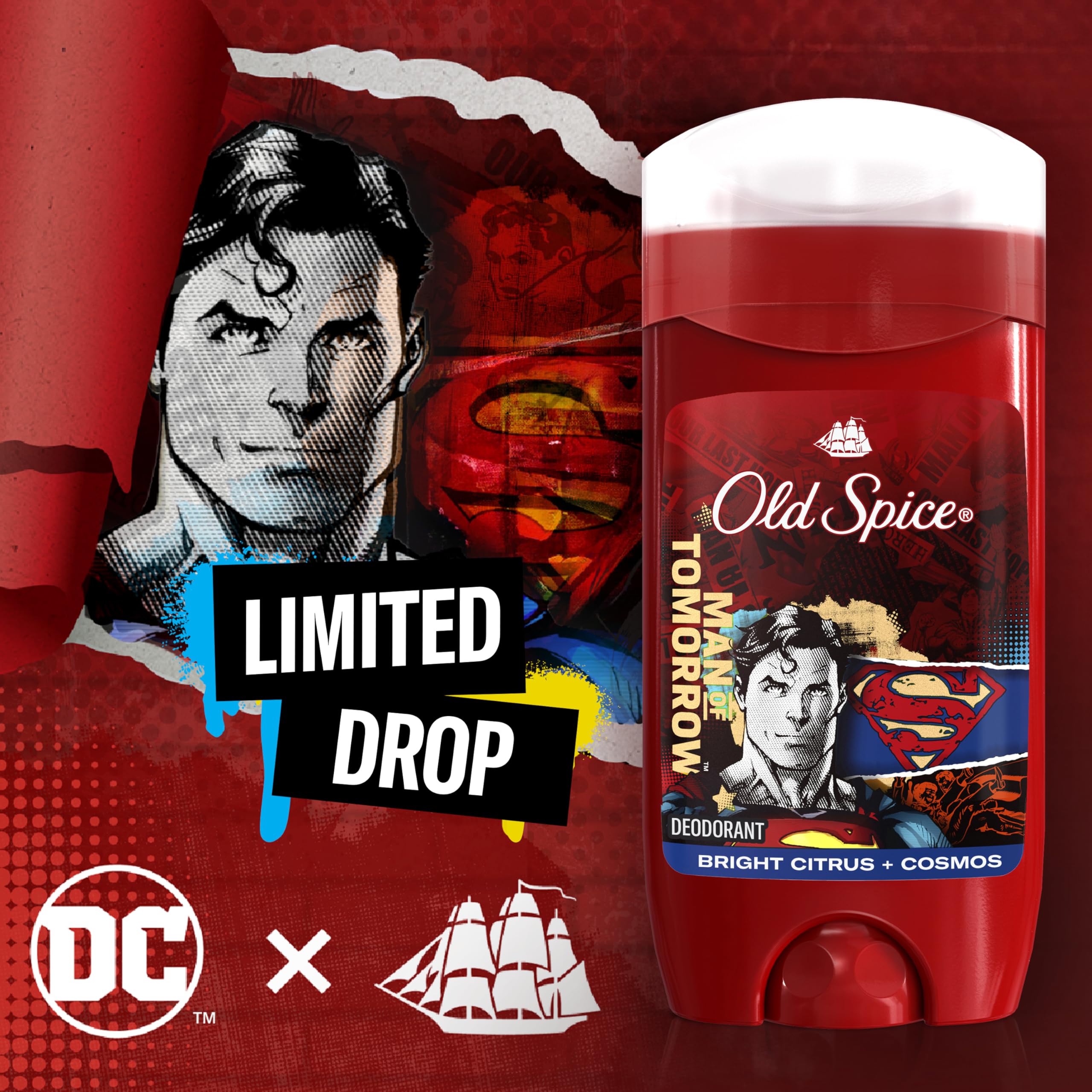 Old Spice Aluminum Free Deodorant for Men, 24/7 Freshness & Lasting Scent, 24/7 Long Lasting Sweat & Odor Protection, Smell Like a Hero, Superman, Bright Citrus and Cosmos Scent, 3 oz - Image 6