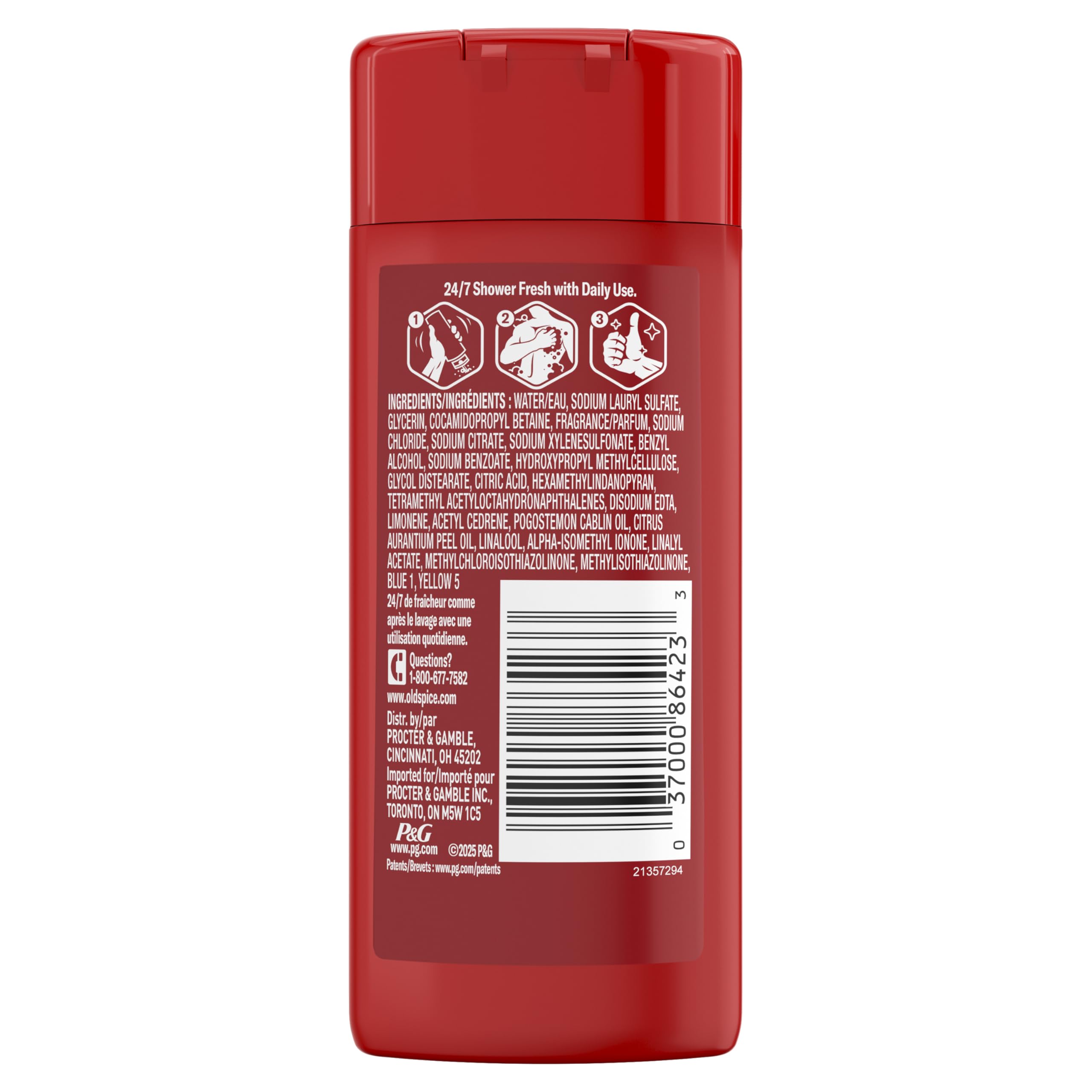 Old Spice Aluminum Free Deodorant for Men, 24/7 Odor Protection, 24/7 Freshness & Lasting Scent, Aqua Reef with Cypress Scent, 3.0 oz with Travel Size Swagger Body Wash (Pack of 4) - Image 13