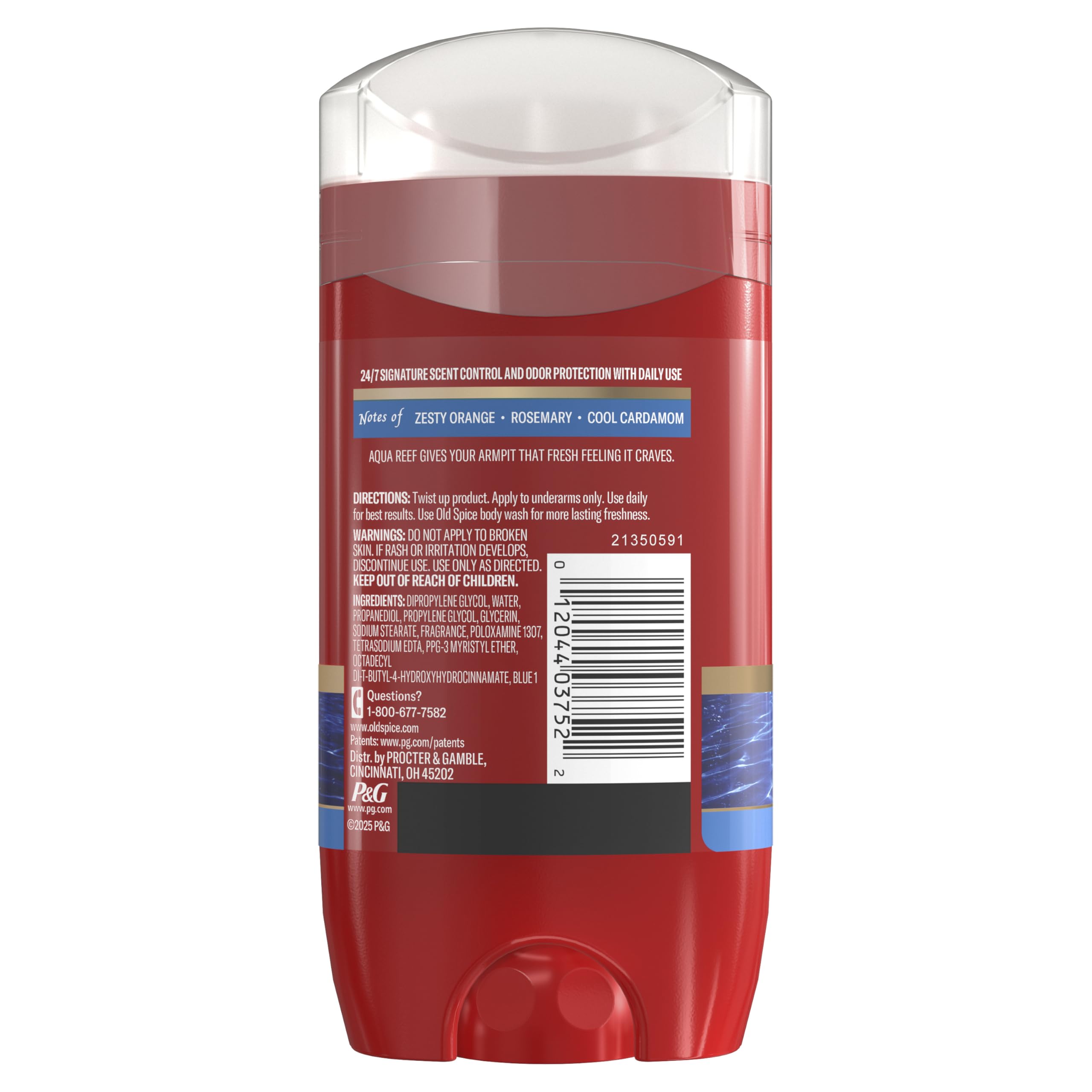 Old Spice Aluminum Free Deodorant for Men, 24/7 Odor Protection, 24/7 Freshness & Lasting Scent, Aqua Reef with Cypress Scent, 3.0 oz with Travel Size Swagger Body Wash (Pack of 4) - Image 14
