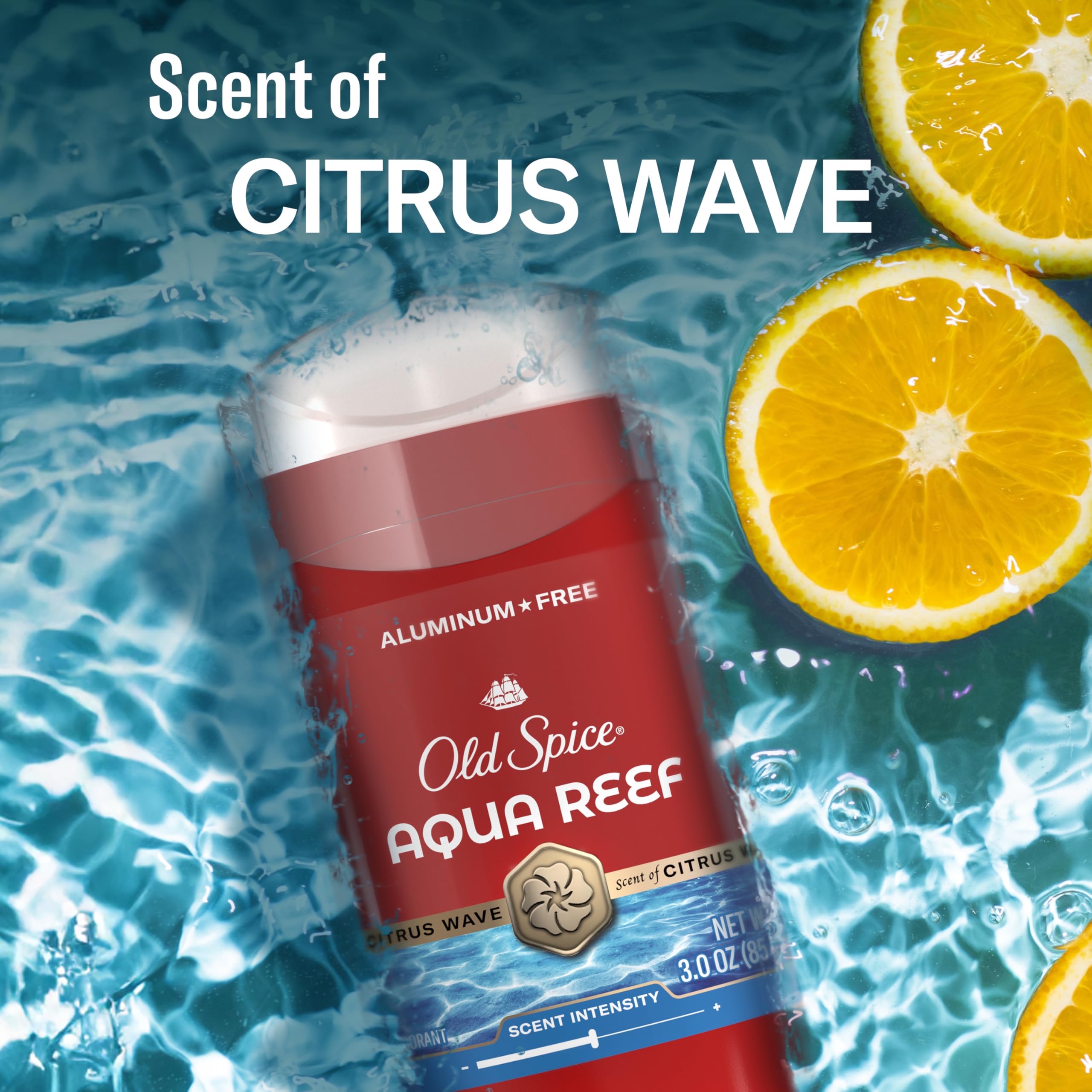Old Spice Aluminum Free Deodorant for Men, 24/7 Odor Protection, 24/7 Freshness & Lasting Scent, Aqua Reef with Cypress Scent, 3.0 oz with Travel Size Swagger Body Wash (Pack of 4) - Image 8