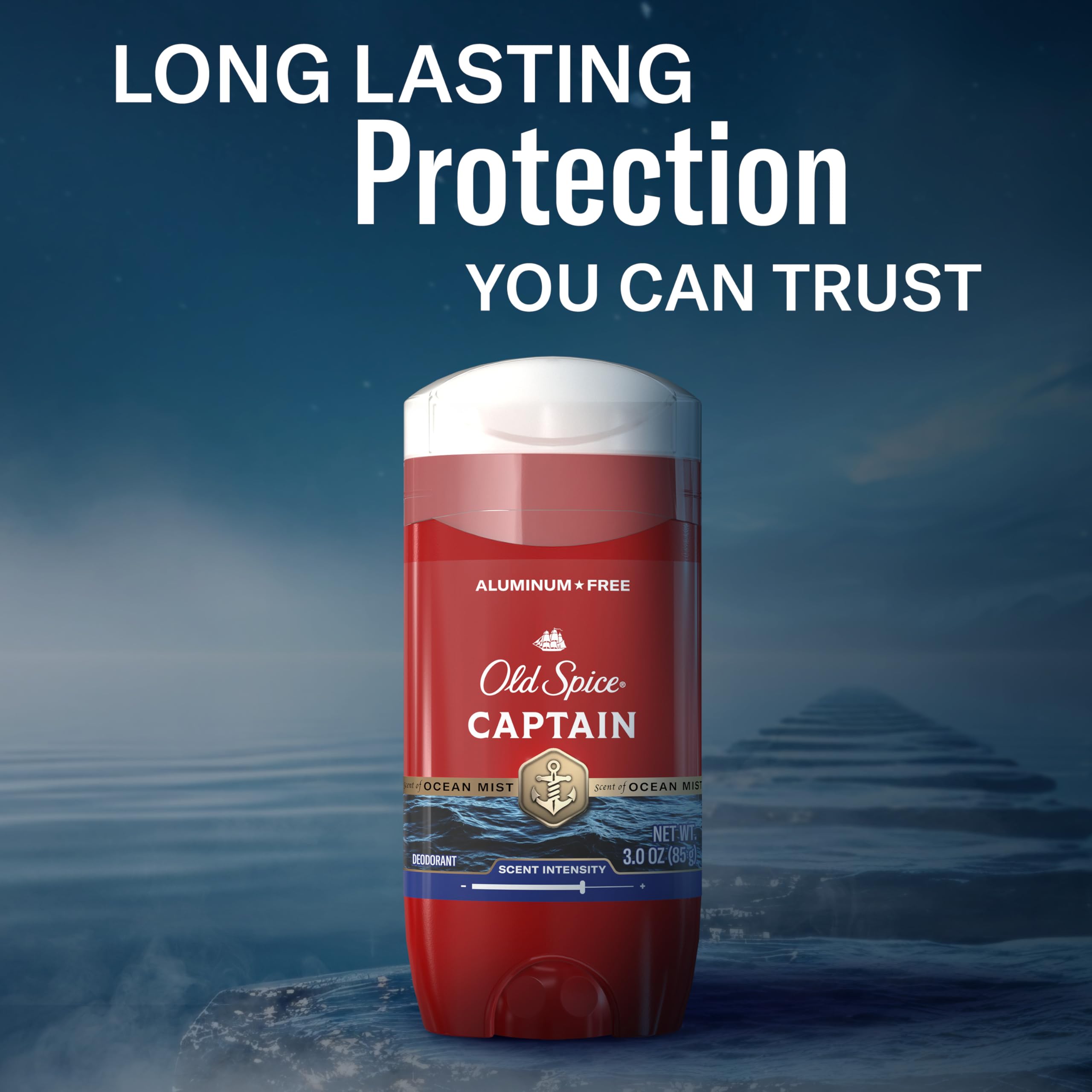 Old Spice Aluminum Free Deodorant for Men, 24/7 Odor Protection, 24/7 Freshness & Lasting Scent, Captain with Bergamot Scent, 3.0 oz (Pack of 3) - Image 7
