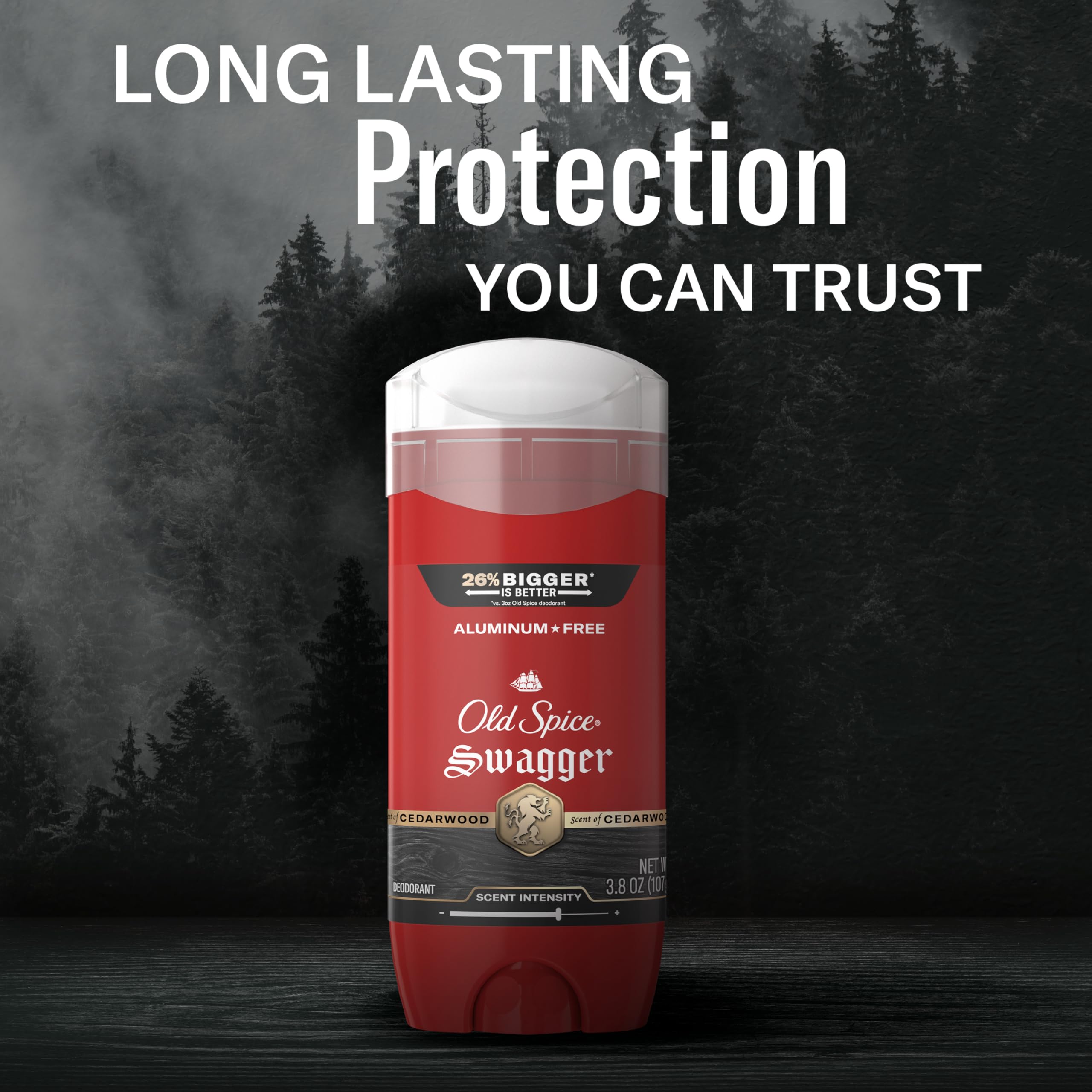 Old Spice Aluminum Free Deodorant for Men, 24/7 Protection to Eliminate Odors, 24/7 Freshness & Lasting Scent, Swagger with Lime & Cedarwood Scent, 3.8 oz (Pack of 3) - Image 7