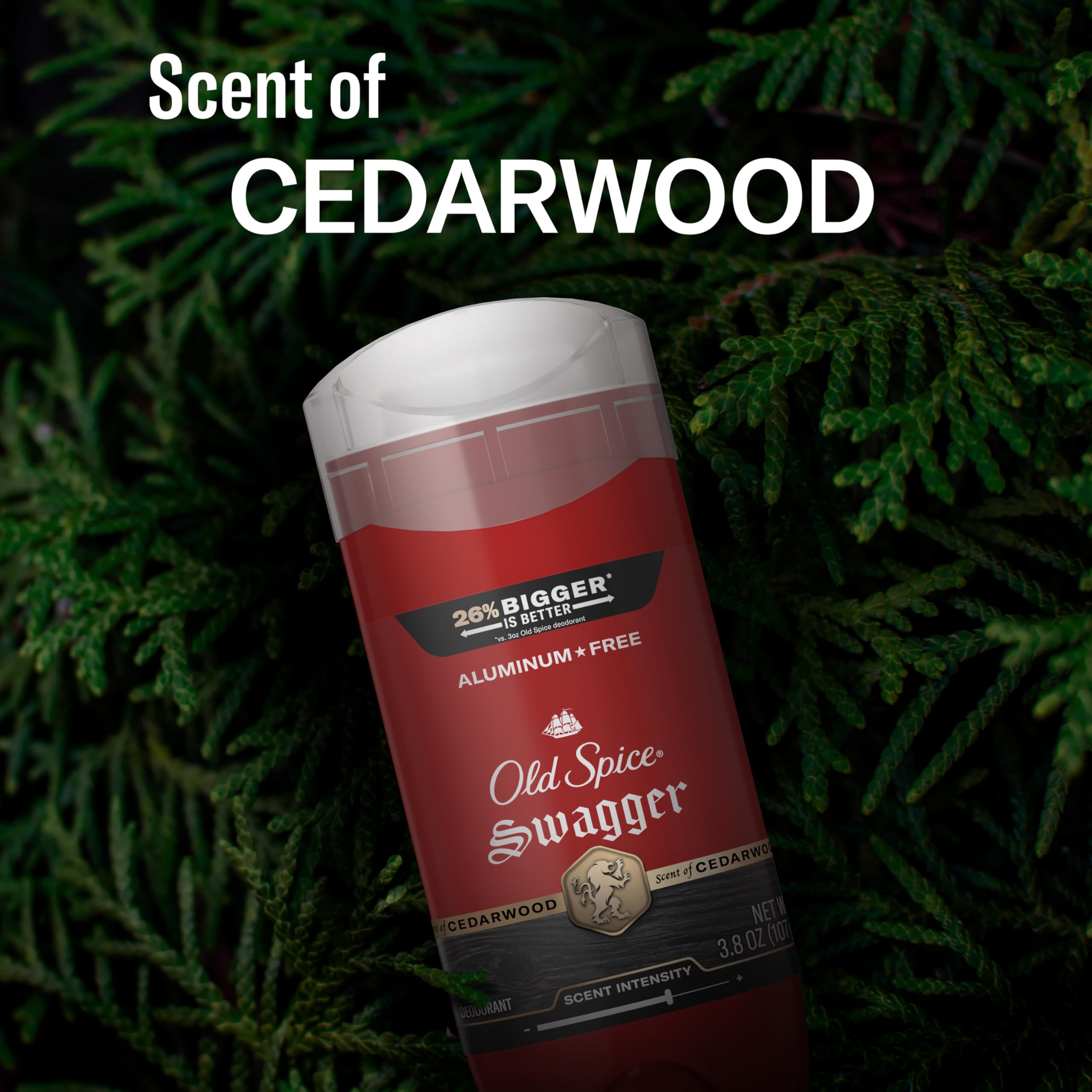 Old Spice Aluminum Free Deodorant for Men, 24/7 Protection to Eliminate Odors, 24/7 Freshness & Lasting Scent, Swagger with Lime & Cedarwood Scent, 3.8 oz (Pack of 3) - Image 8