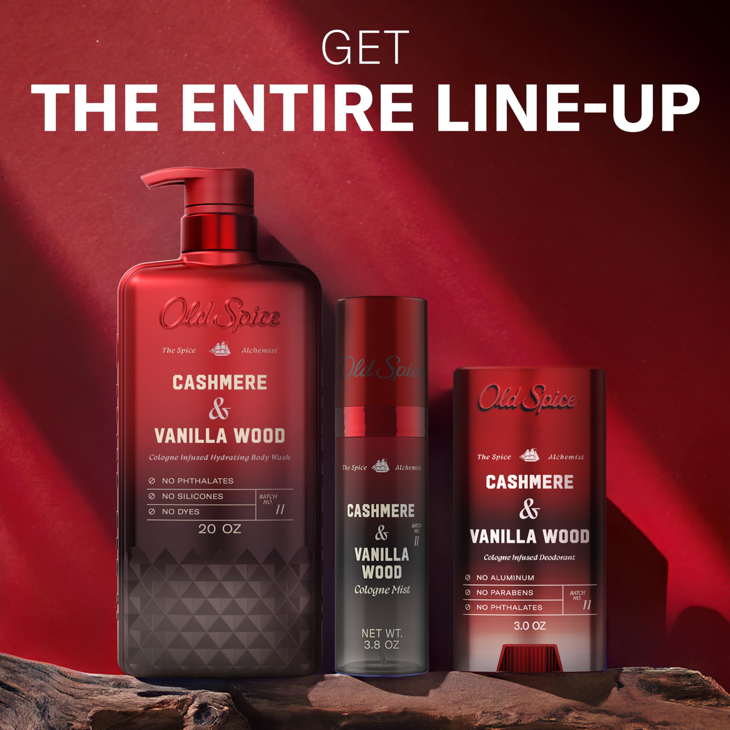 Old Spice Body Wash for Men, The Spice Alchemist Collection, 24/7 Cologne Infused Hydration, No Trade Off Formula, Free of Phthalates Silicones & Dyes, Cashmere + Vanilla Wood Scent, 20 oz - Image 12