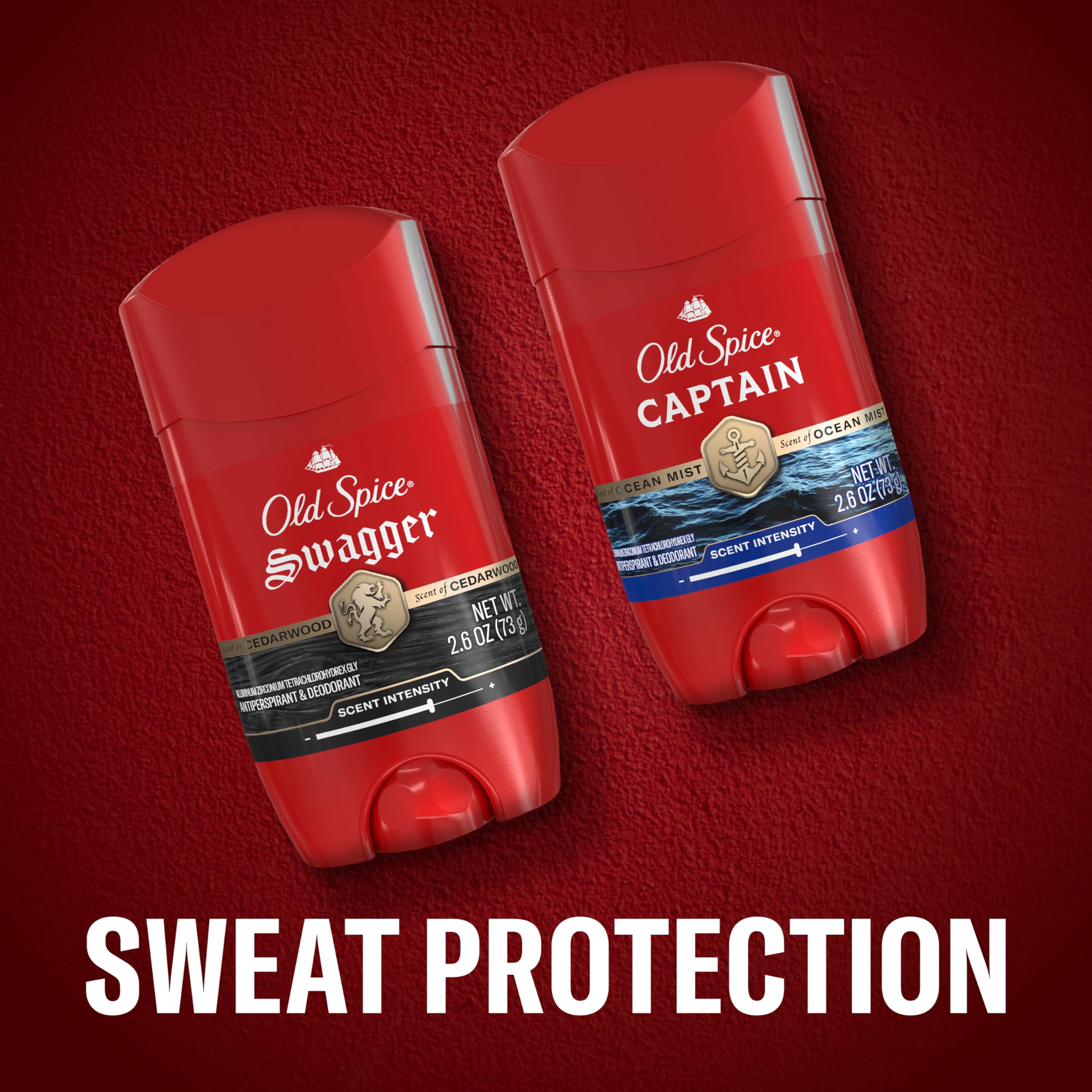 Old Spice Antiperspirant Deodorant for Men, 24/7 Sweat & Odor Protection, 24/7 Lasting Freshness, Invisible Solid, Swagger with Cedarwood Scent, 2.6 oz (Pack of 2) - Image 12