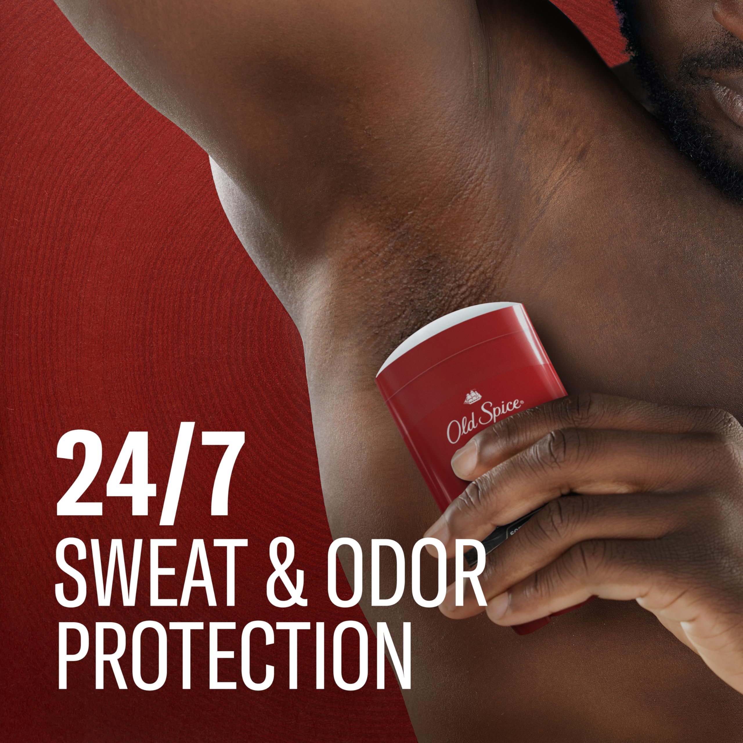 Old Spice Antiperspirant Deodorant for Men, 24/7 Sweat & Odor Protection, 24/7 Lasting Freshness, Invisible Solid, Swagger with Cedarwood Scent, 2.6 oz (Pack of 2) - Image 4
