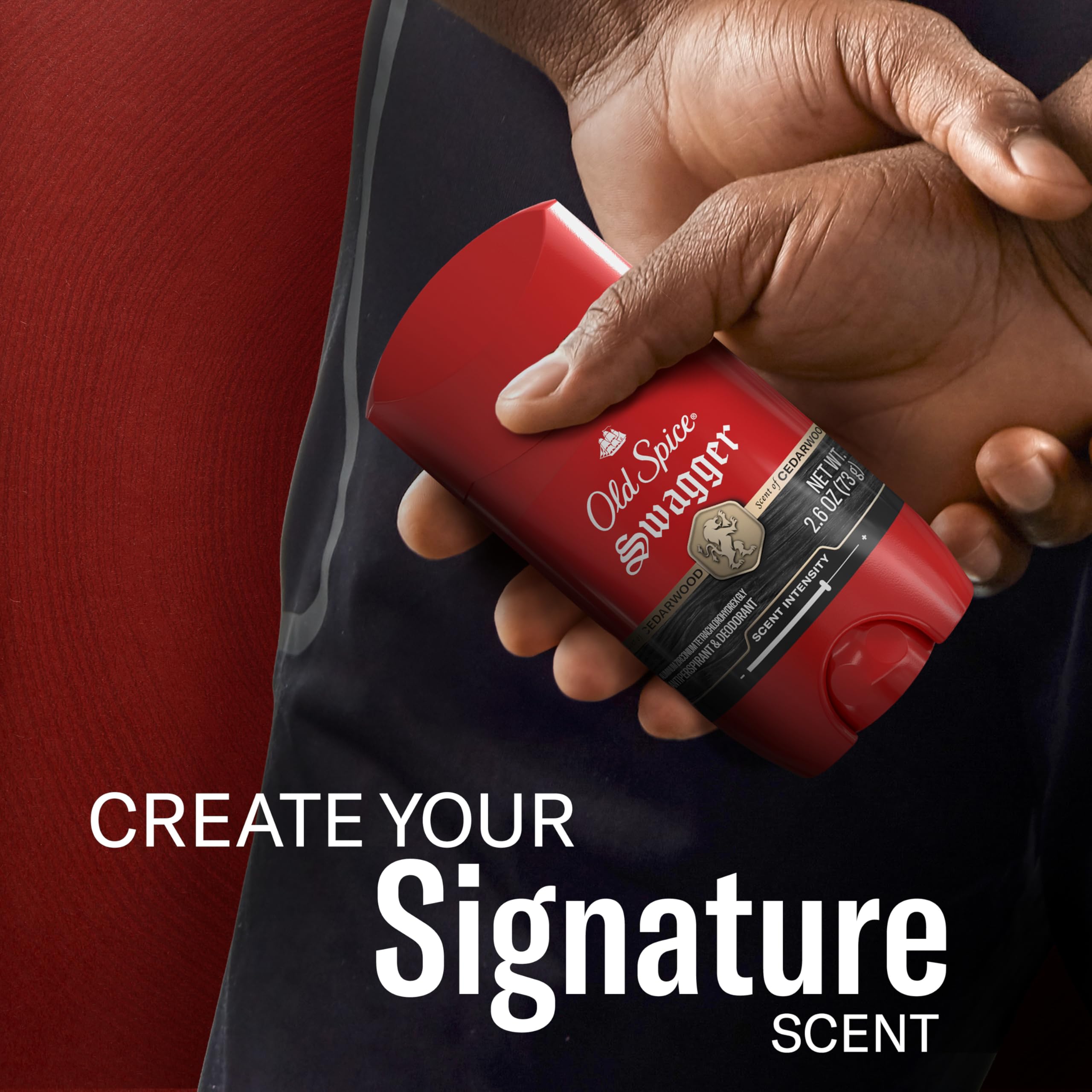 Old Spice Antiperspirant Deodorant for Men, 24/7 Sweat & Odor Protection, 24/7 Lasting Freshness, Invisible Solid, Swagger with Cedarwood Scent, 2.6 oz (Pack of 2) - Image 8