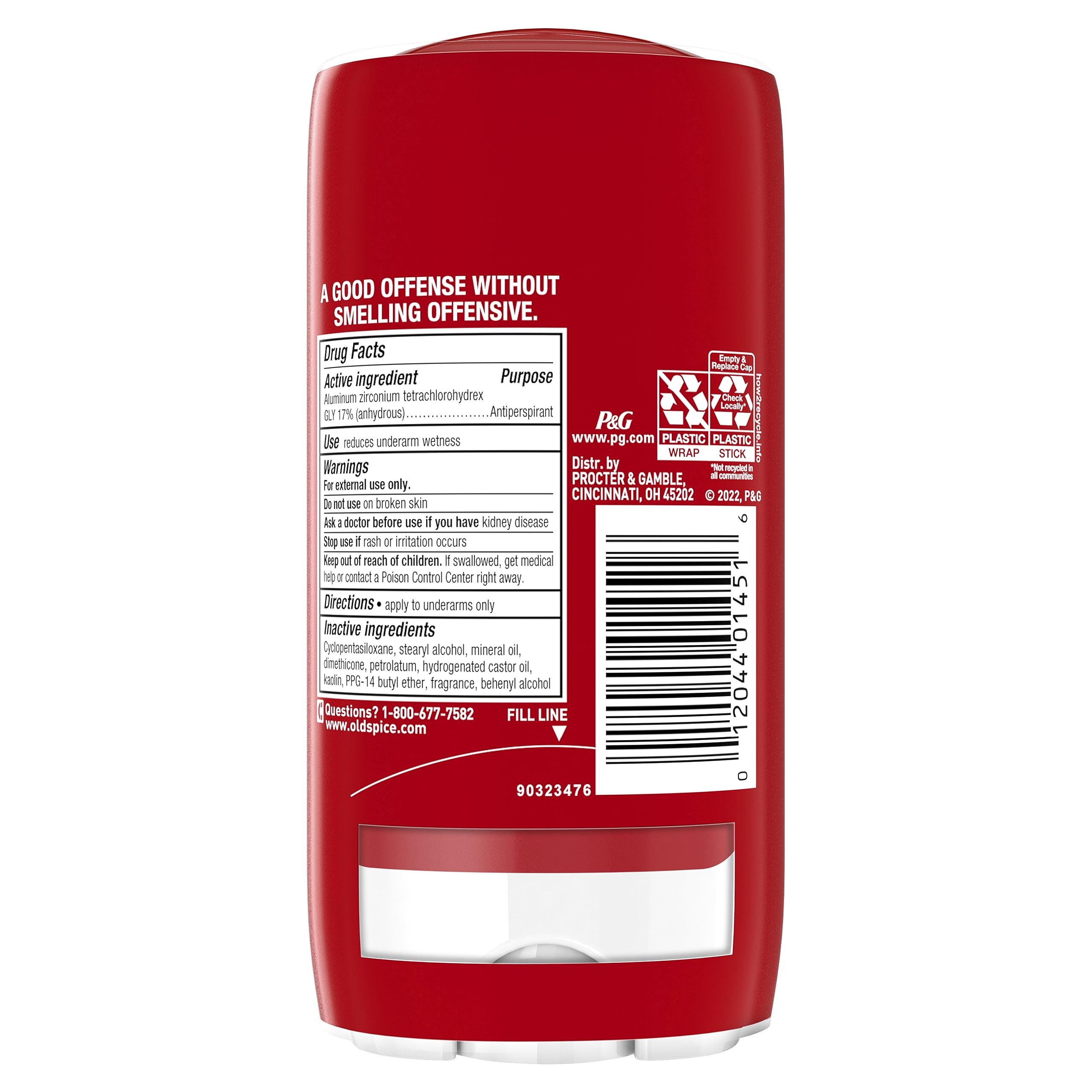 Old Spice Antiperspirant Deodorant For Men, High Endurance, 24/7 Sweat Defense & Odor Protection, 24/7 Freshness & Lasting Scent, Pure Sport Scent, 3.0 oz (Pack of 2) - Image 9