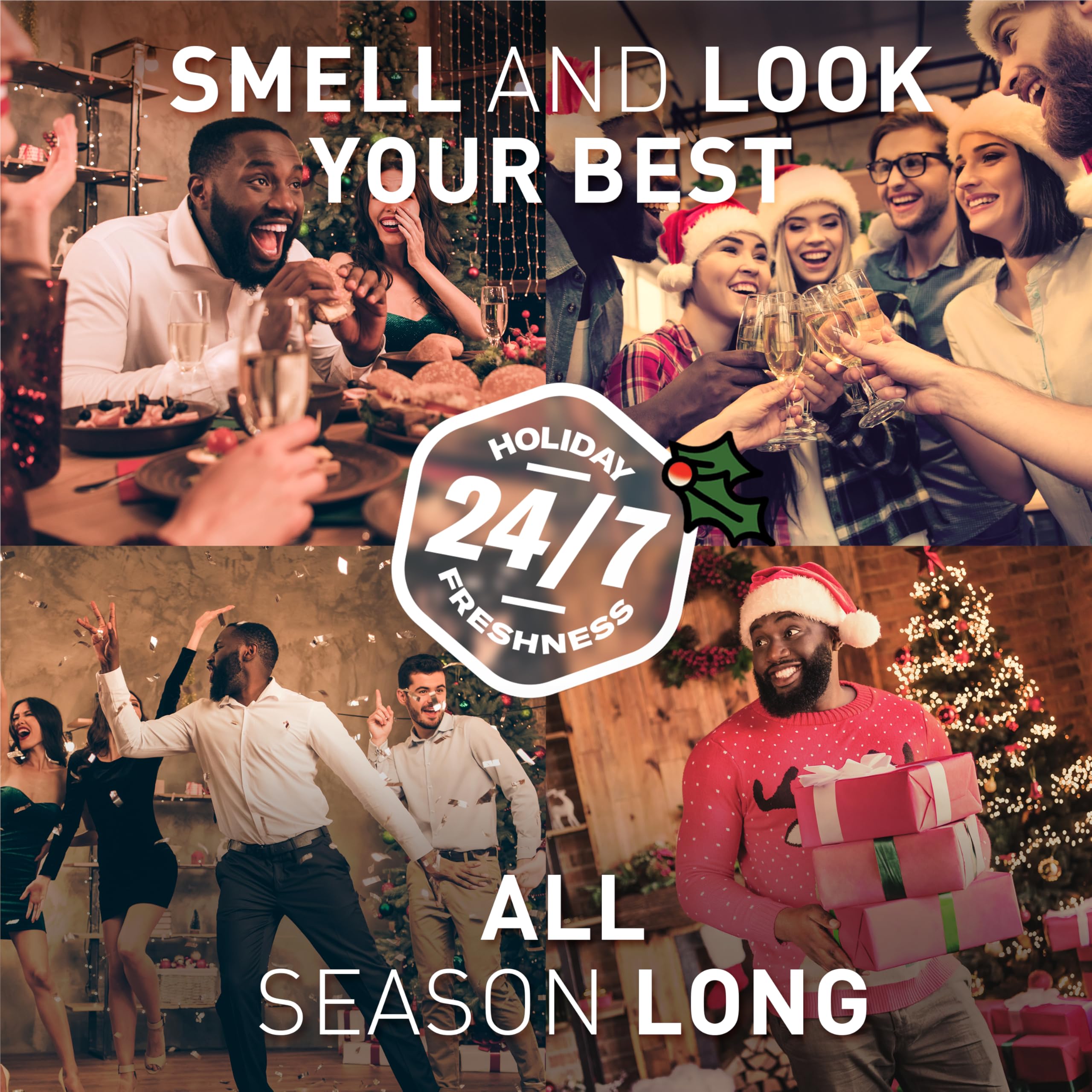 Old Spice Body Wash + Aluminum Free Deodorant for Men, Holidudes: Snickerdudel Holiday Pack, 24/7 Holiday Freshness, Gift Box for Him, Snickerdudel Sugar Cookie, 16 oz & 2.6 oz (Pack of 2) - Image 10