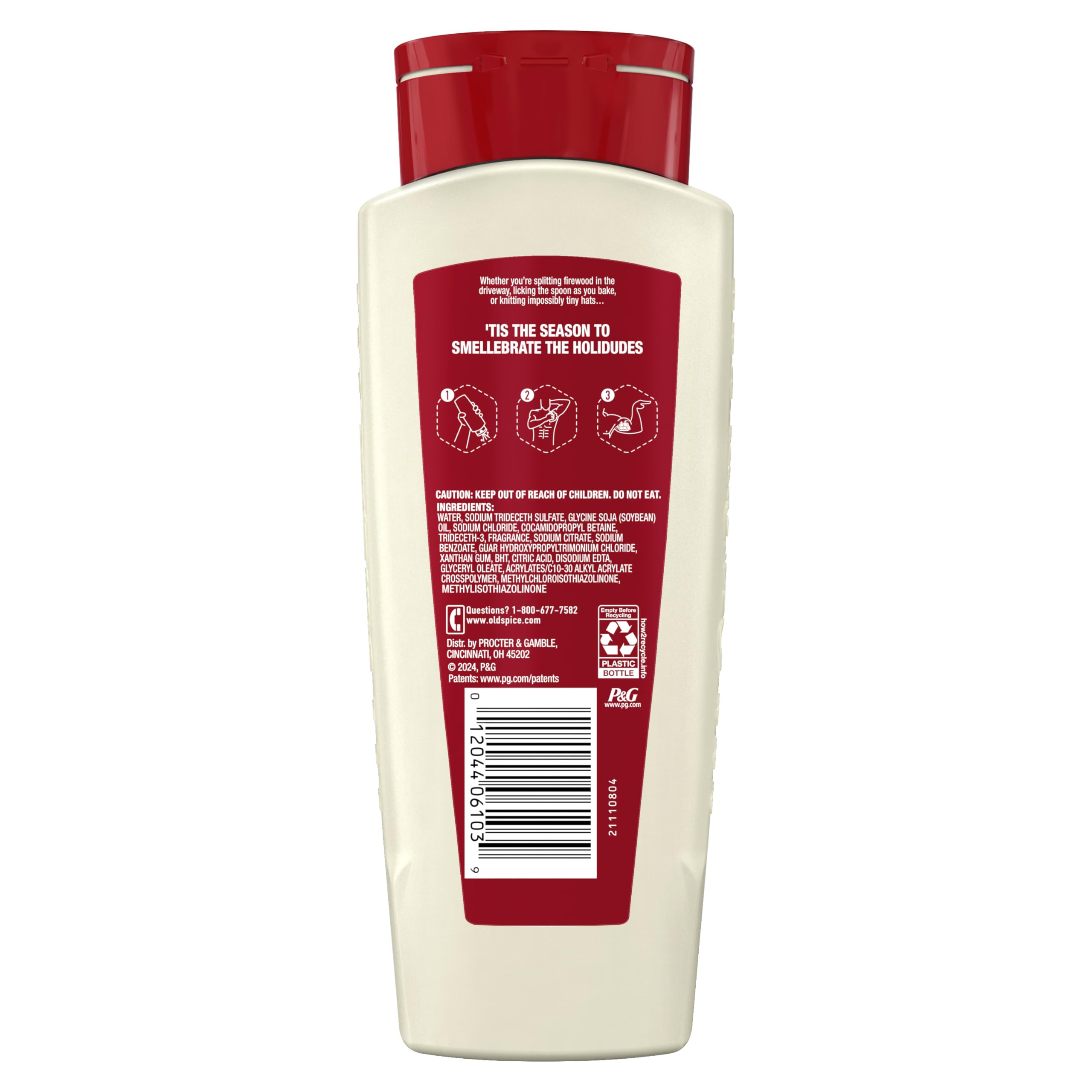 Old Spice Body Wash + Aluminum Free Deodorant for Men, Holidudes: Snickerdudel Holiday Pack, 24/7 Holiday Freshness, Gift Box for Him, Snickerdudel Sugar Cookie, 16 oz & 2.6 oz (Pack of 2) - Image 14
