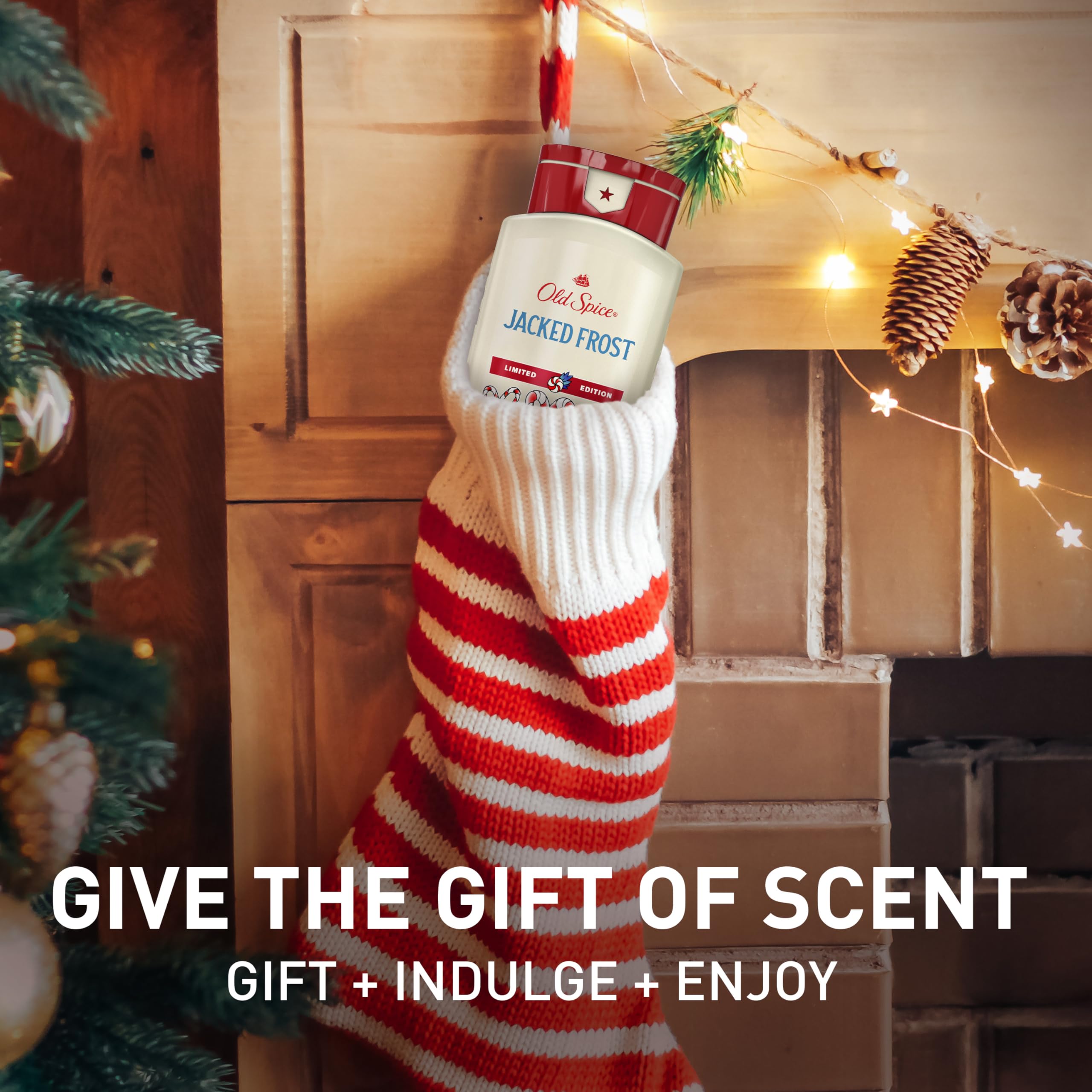 Old Spice Body Wash for Men, Holidudes Holiday Edition, 24/7 Holiday Freshness, Lasting Scent and Rich Lather, Stocking Stuffer, Jacked Frost Frosted Mint Scent, 16 oz - Image 4