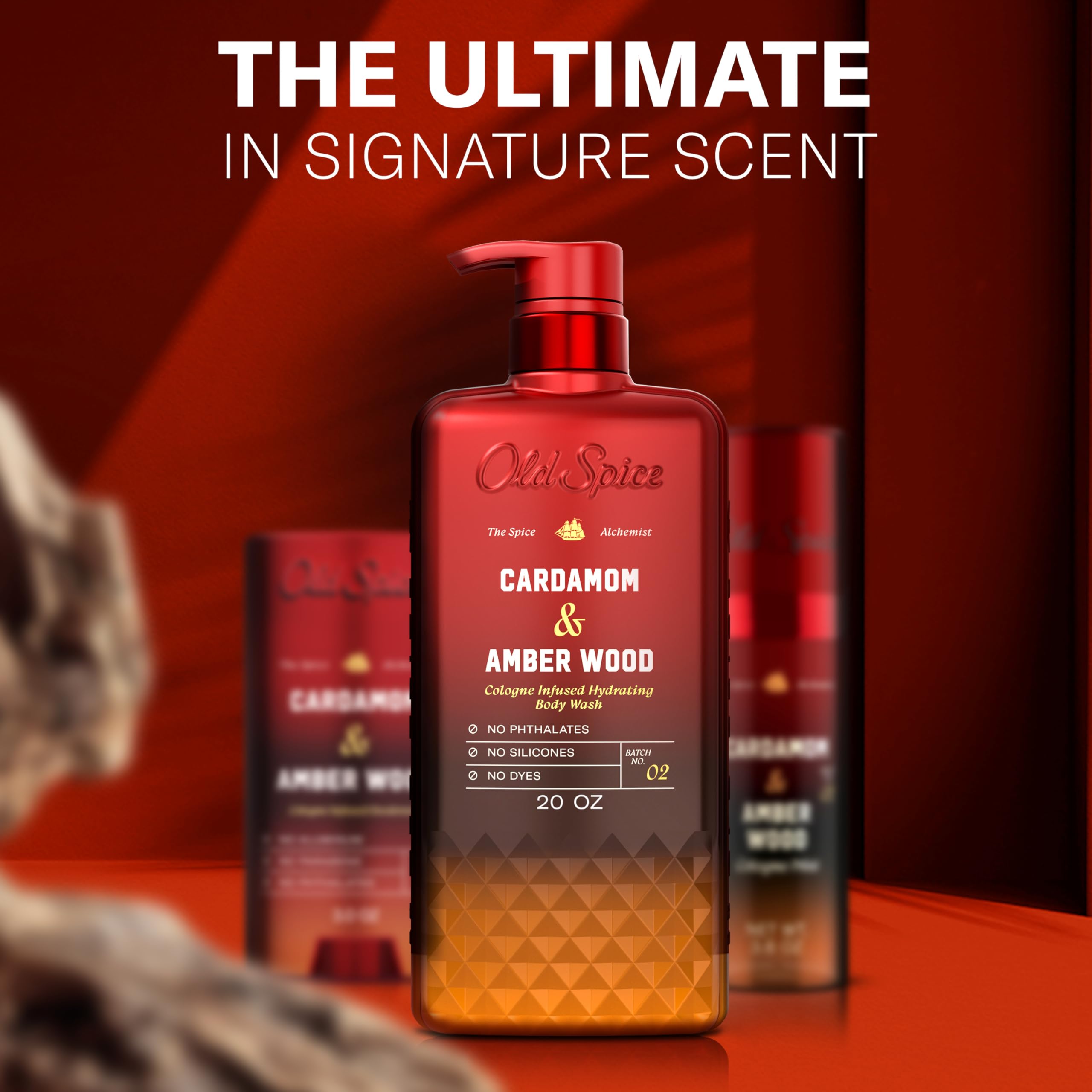 Old Spice Body Wash for Men, The Spice Alchemist Collection, 24/7 Cologne Infused Hydration, No Trade Off Formula, Free of Phthalates Silicones & Dyes, Cardamom + Amber Wood Scent, 20 oz - Image 12