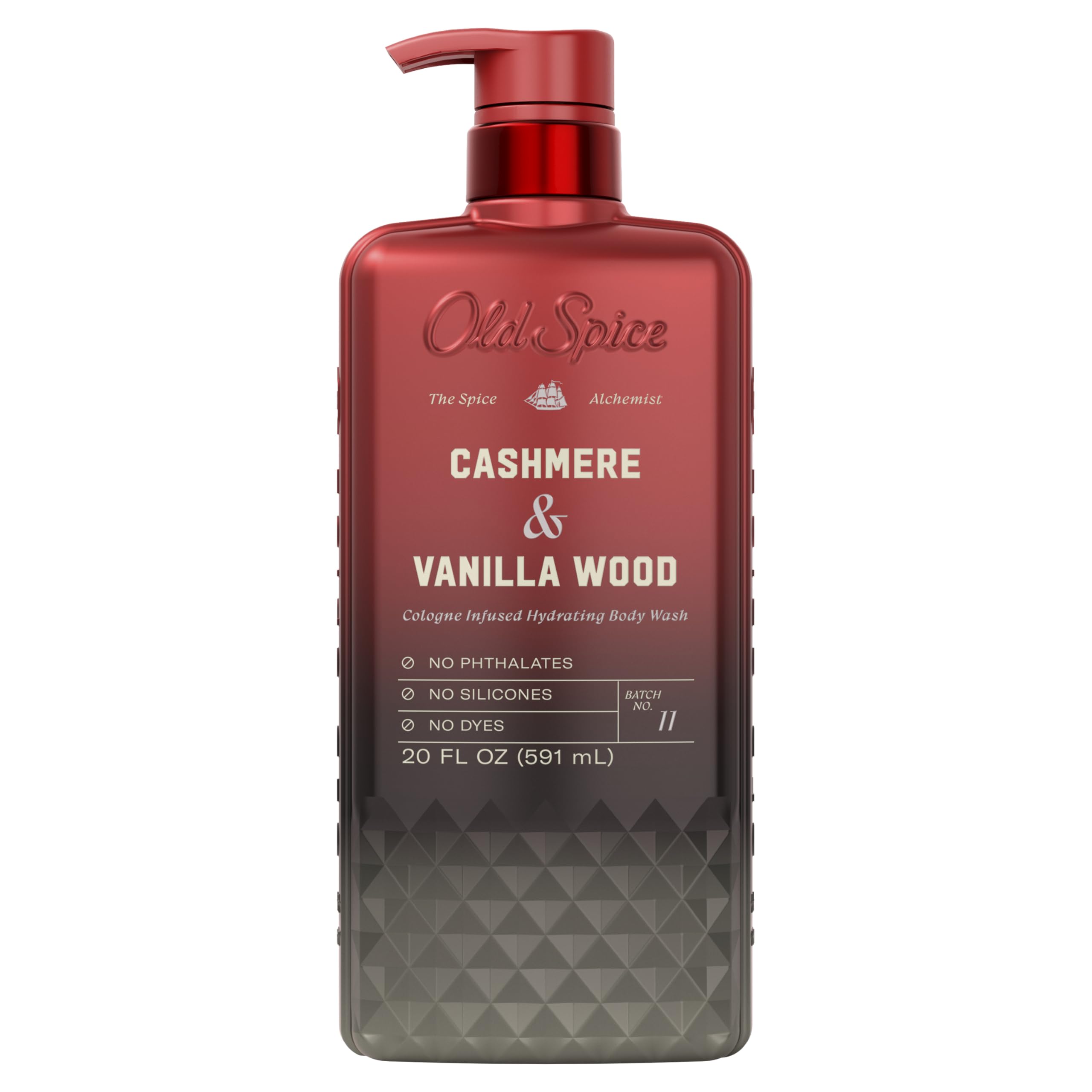 Old Spice Body Wash for Men, The Spice Alchemist Collection, 24/7 Cologne Infused Hydration, No Trade Off Formula, Free of Phthalates Silicones & Dyes, Cashmere + Vanilla Wood Scent, 20 oz - Image 15