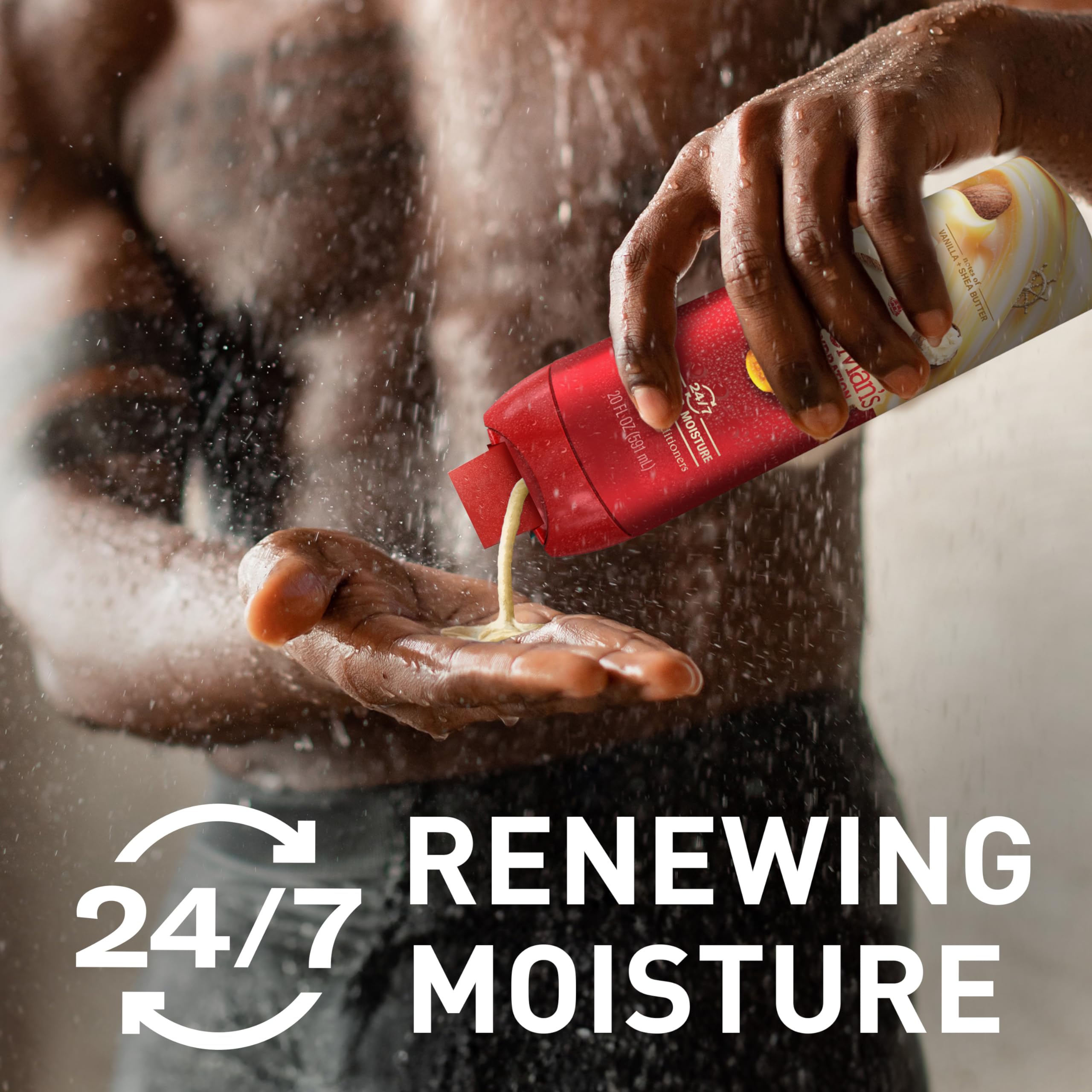 Old Spice Body Wash GentleMan’s Super Hydration for Men, 24/7 Renewing Moisture, Gentle on Skin with Skin Conditioners, Vanilla + Shea Butter Scent, 20 oz - Image 3