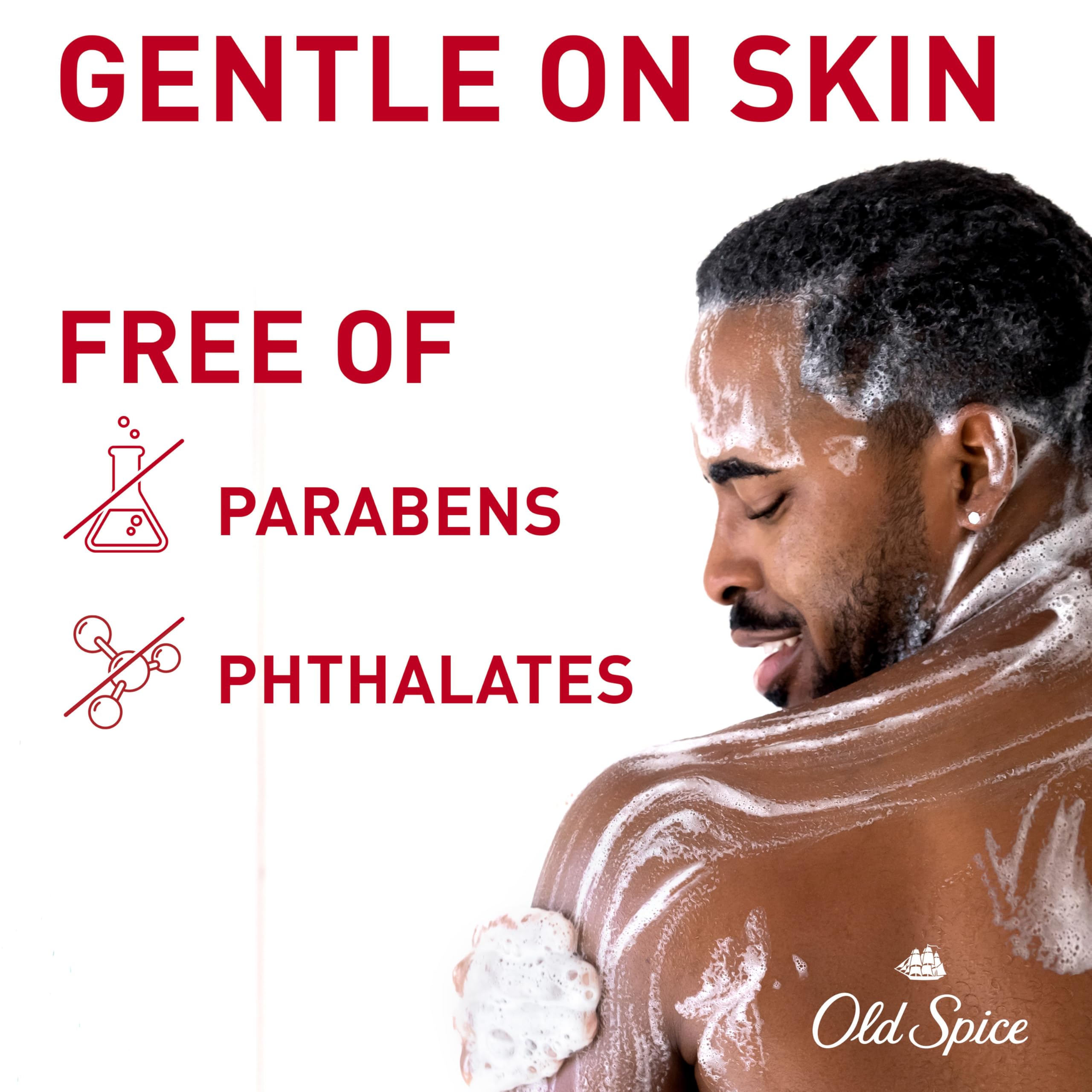 Old Spice Body Wash GentleMan’s Super Hydration for Men, 24/7 Renewing Moisture, Gentle on Skin with Skin Conditioners, Vanilla + Shea Butter Scent, 20 oz - Image 4