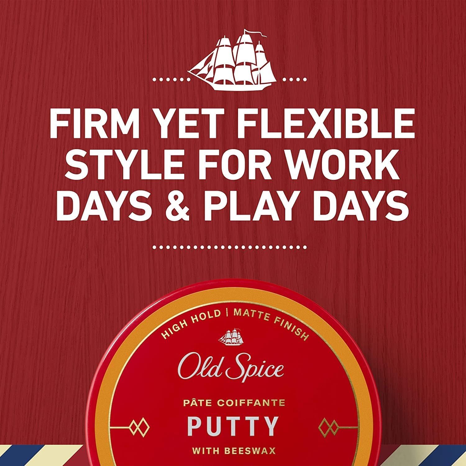 Old Spice Hair Styling Putty for Men, High Hold Matte Finish, 2.22 Oz Each, Twin Pack, NEW Formula - Image 5