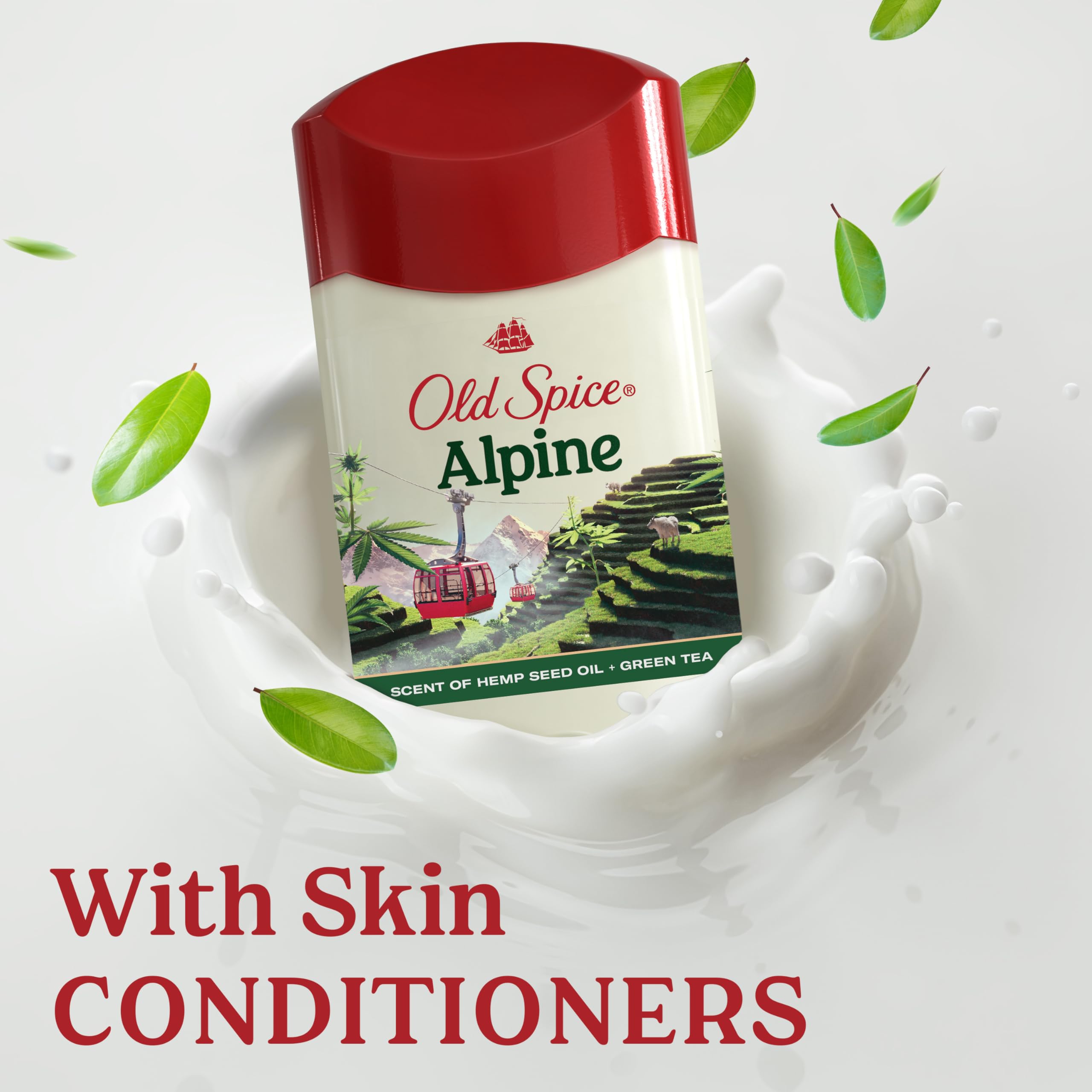 Old Spice Men's Antiperspirant & Deodorant Alpine with Hemp Oil, 2.6oz (Pack of 3) - Image 6