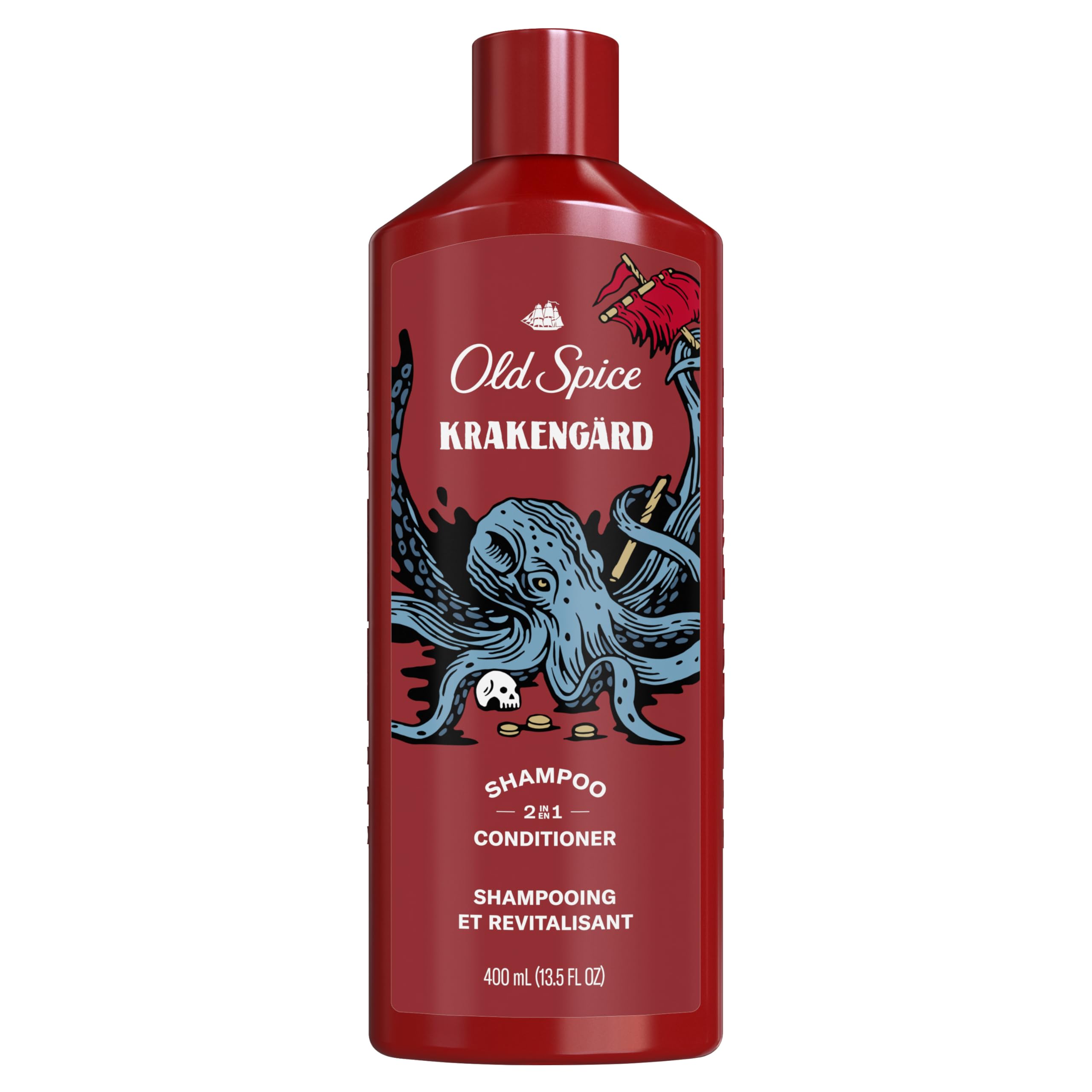 Old Spice Mens 2-in-1 Shampoo and Conditioner Set, Krakengard, For All Hair Types, Healthier, Fuller, More Moisturized Looking Hair, 13.5 fl oz Each (Pack of 6) - Image 10