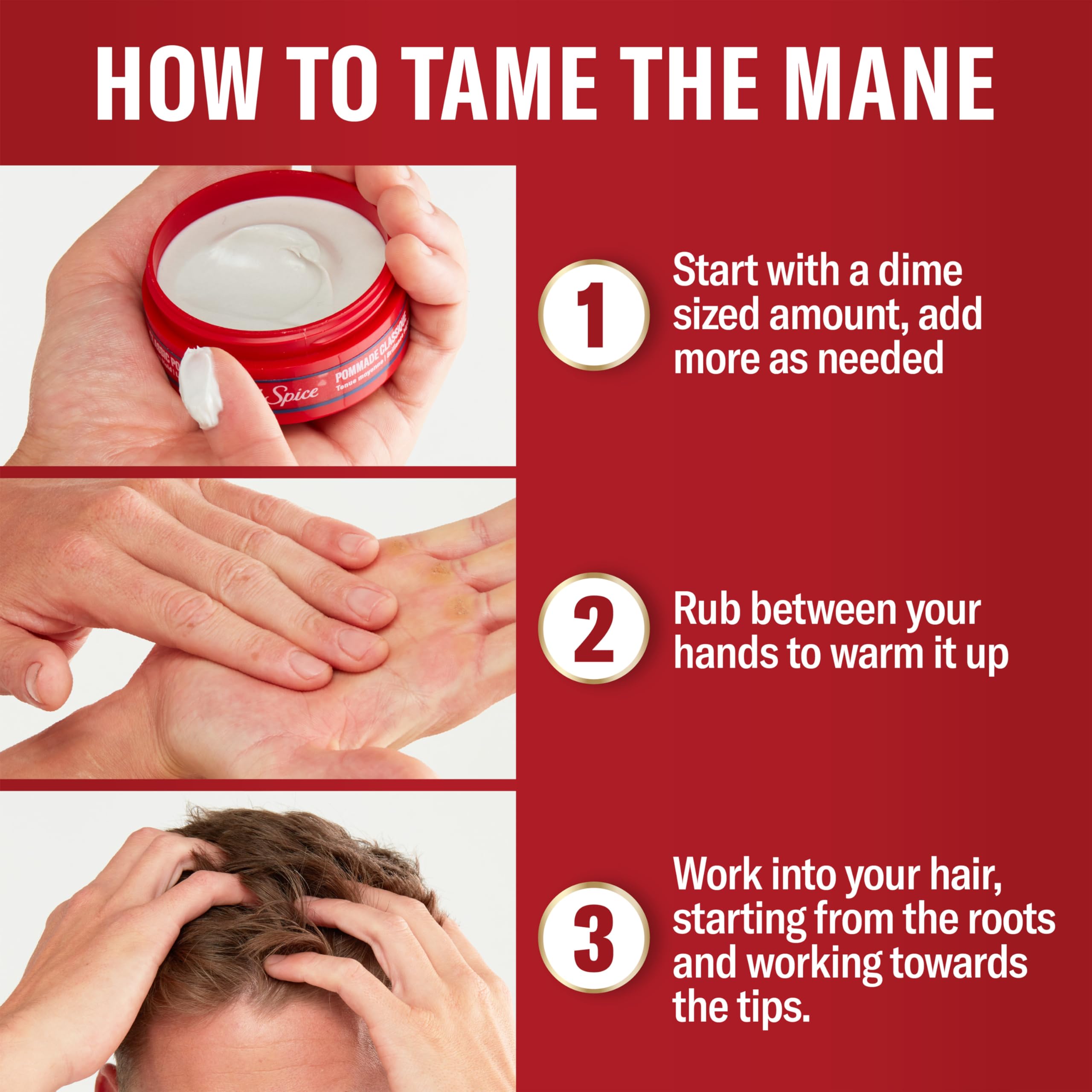 Old Spice Mens Hair Pomade, Medium Hold, Low Shine, Mens Hair Styling, 2.22 oz Each, Twin Pack - Image 5
