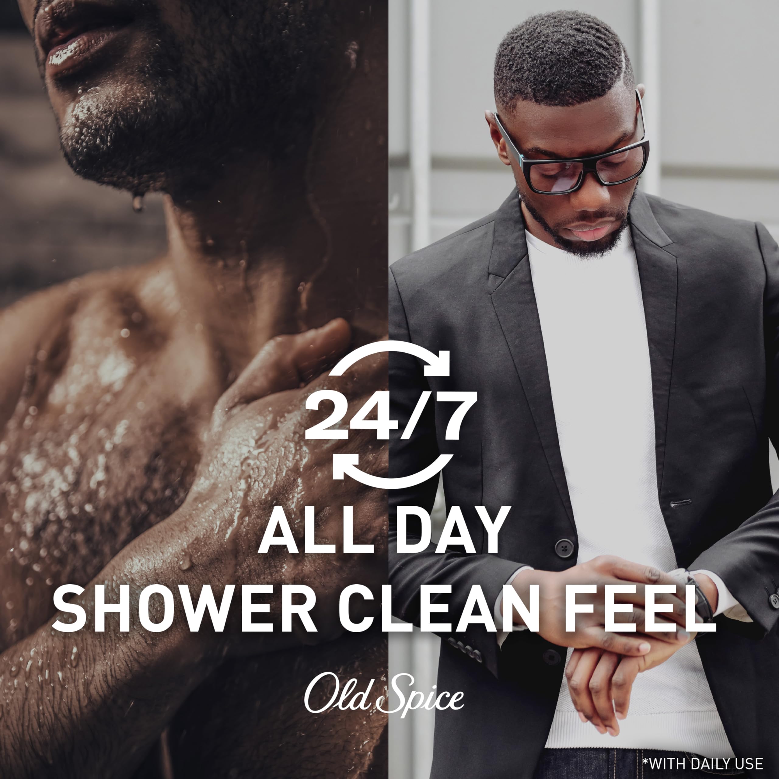 Old Spice Refreshing Body Wash for Men, 3X Defense, 24/7 Shower Fresh with Long Lasting Scent, Red Collection, Captain with Bergamot Scent, 24 oz (Pack of 4) - Image 4