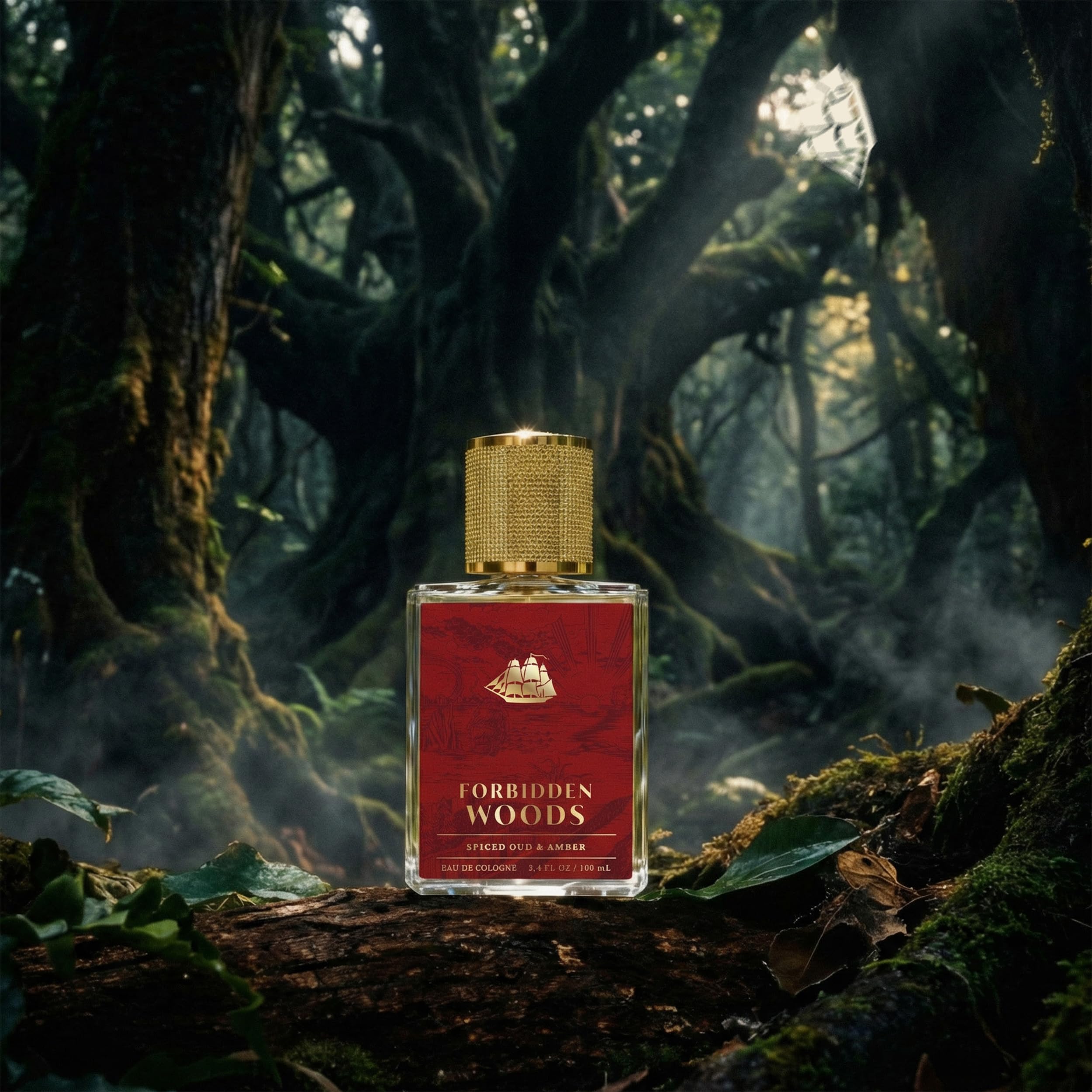 Old Spice Signature Cologne for Men, Forbidden Woods Premium Scent with Notes of Spiced Oud + Amber, 3.4 fl oz - Image 4