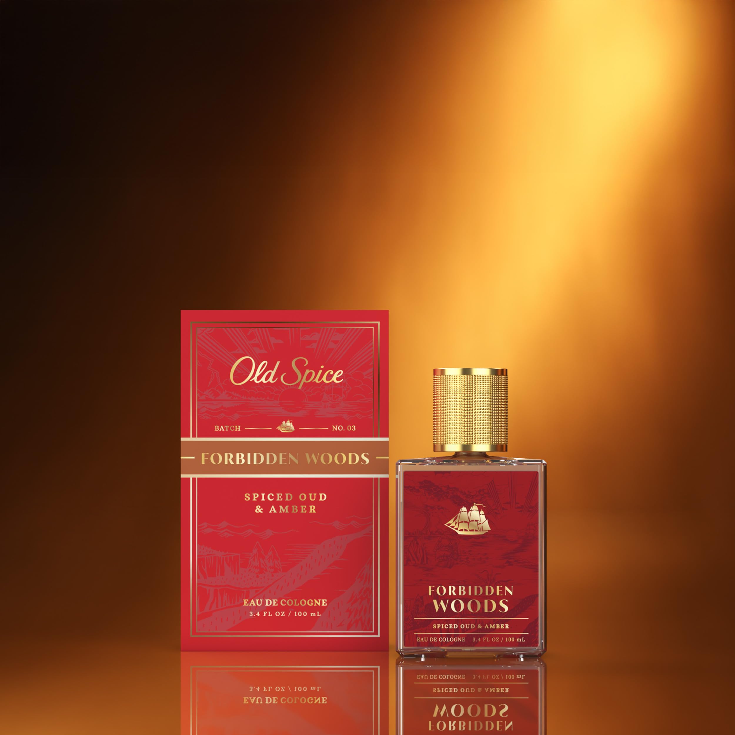 Old Spice Signature Cologne for Men, Forbidden Woods Premium Scent with Notes of Spiced Oud + Amber, 3.4 fl oz - Image 5