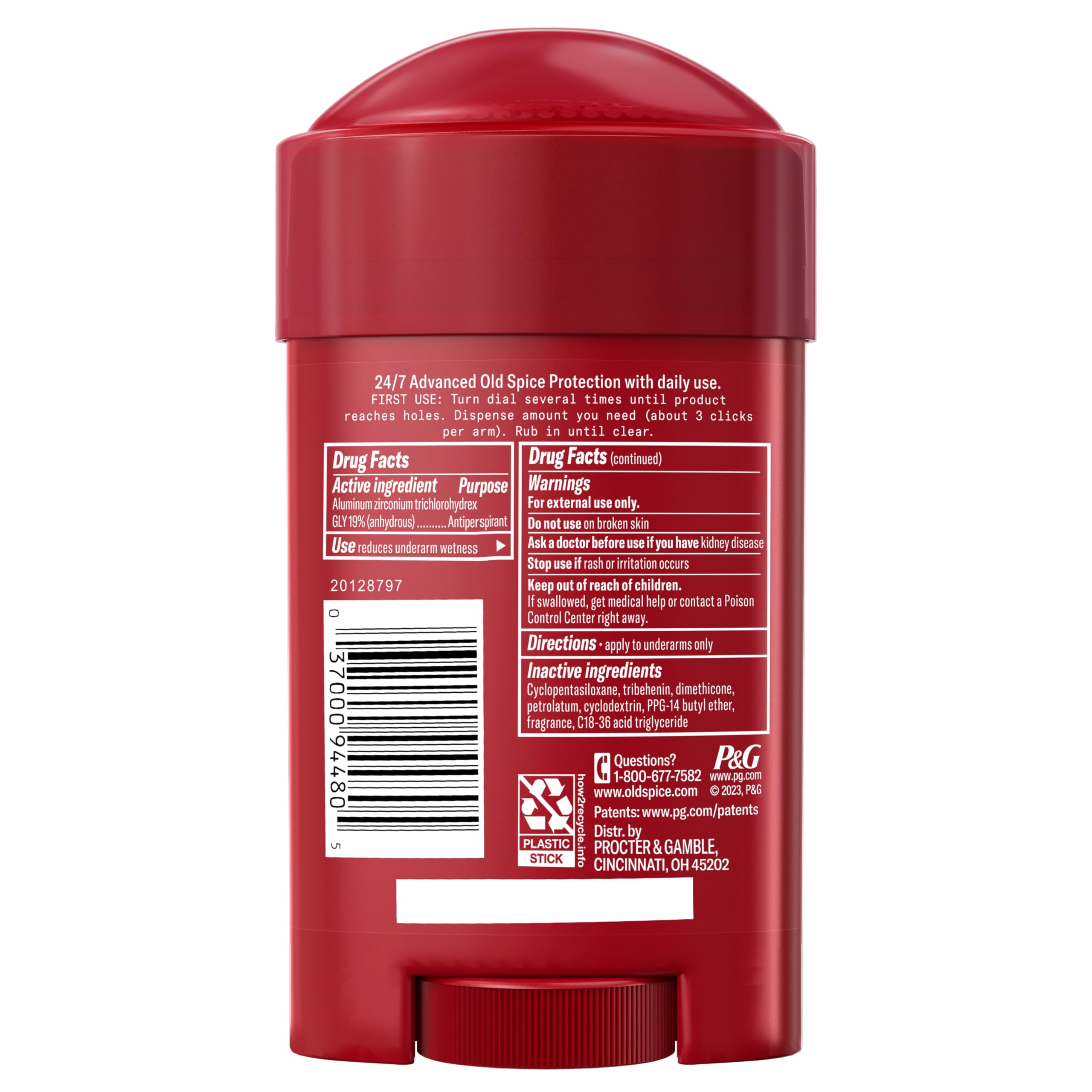 Old Spice Sweat Defense Antiperspirant & Deodorant for Men, 24/7 Ultimate Sweat Protection, Long Lasting Scent, Soft Solid, Swagger with Cedarwood Scent, 2.6 oz - Image 8