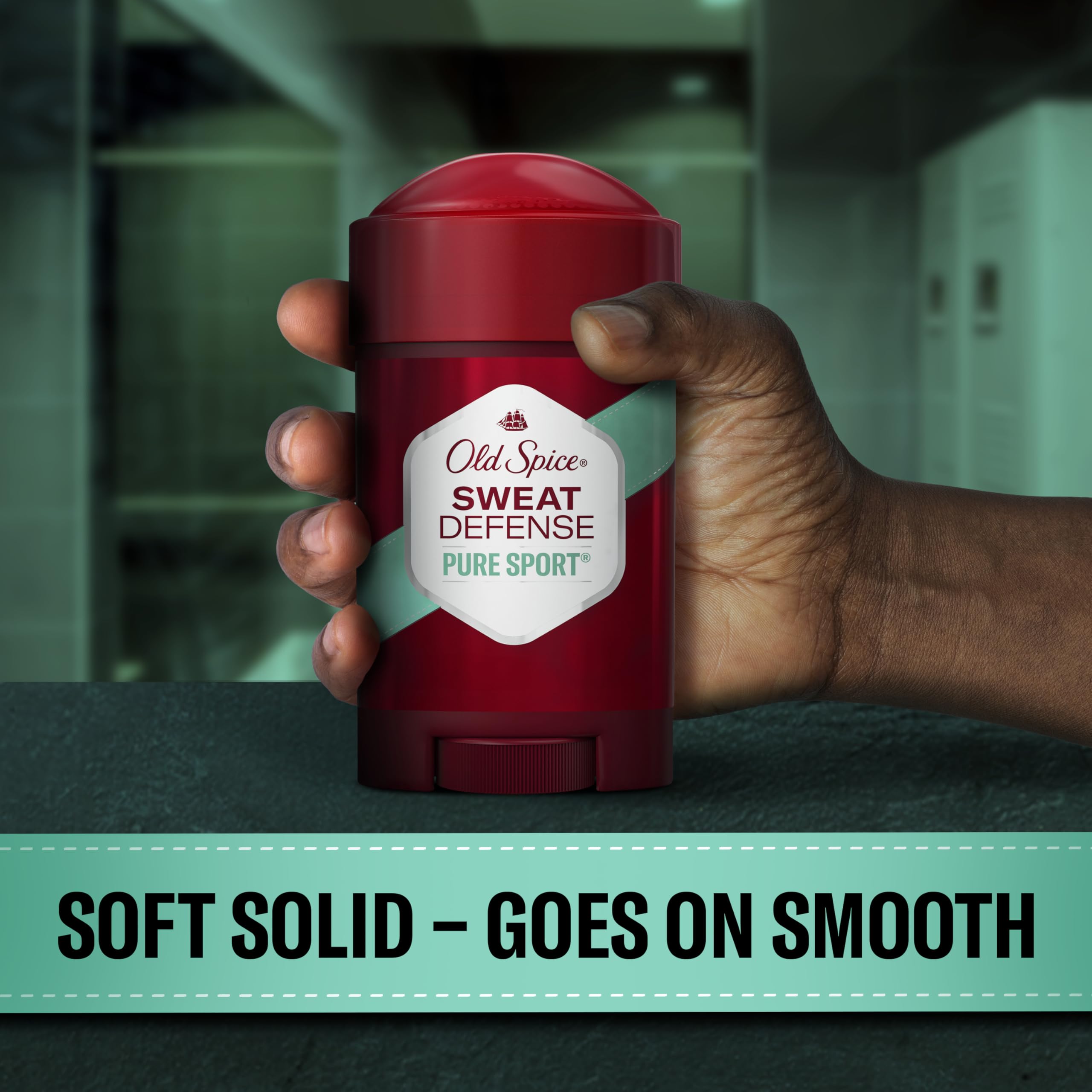 Old Spice Sweat Defense Antiperspirant & Deodorant for Men, 24/7 Ultimate Sweat Protection, Long Lasting Scent, Soft Solid, Pure Sport Scent, 2.6 oz (Pack of 2) - Image 5